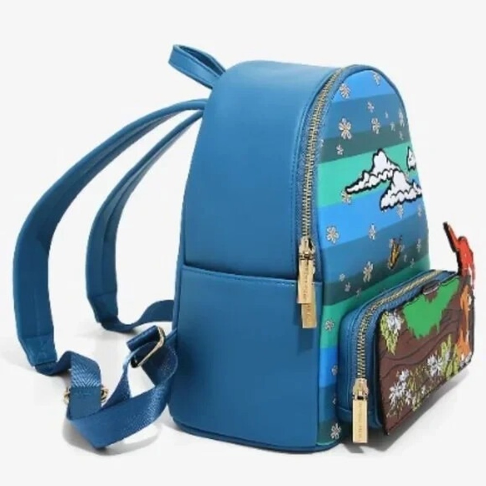 Danielle Nicole Disney The Fox and the Hound Log Mini‎ Backpack - Picture 2 of 4